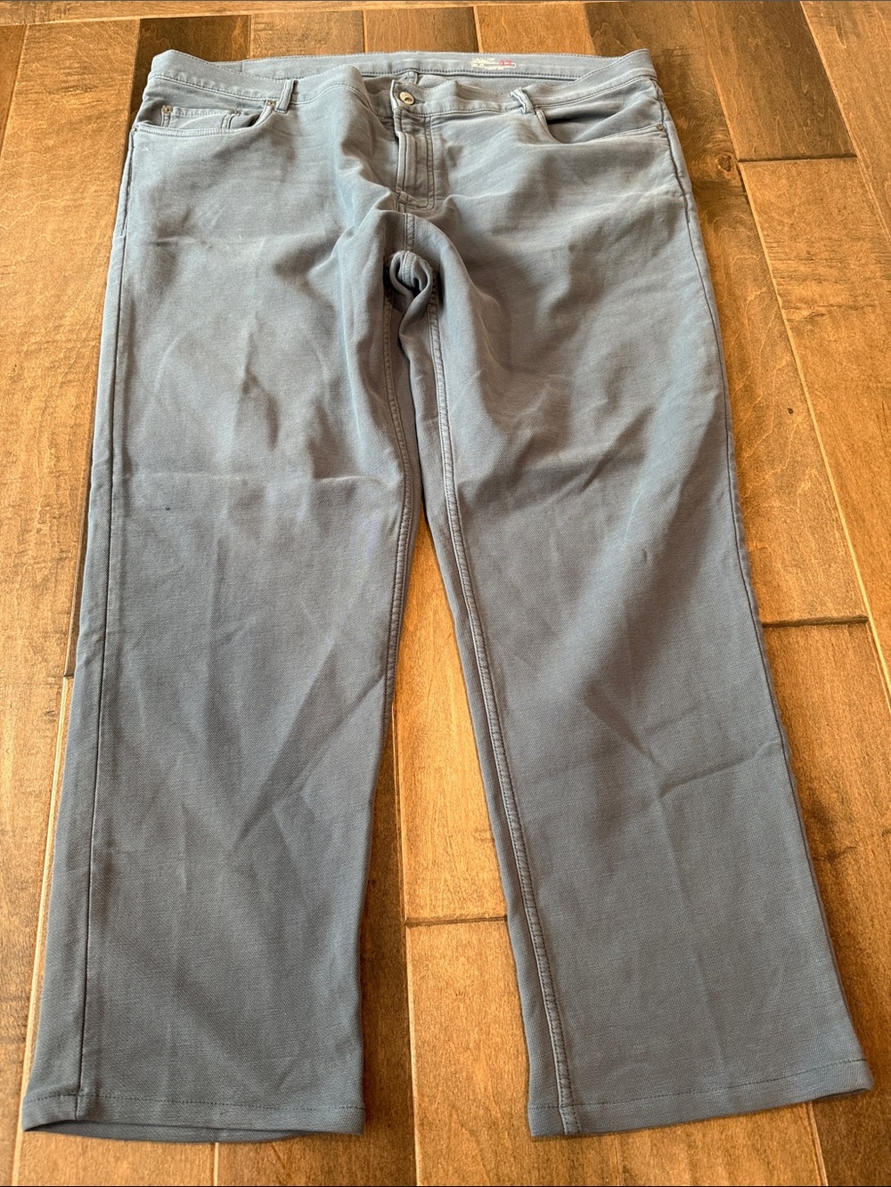 Faherty Men's Gray Straight-Leg Chinos
